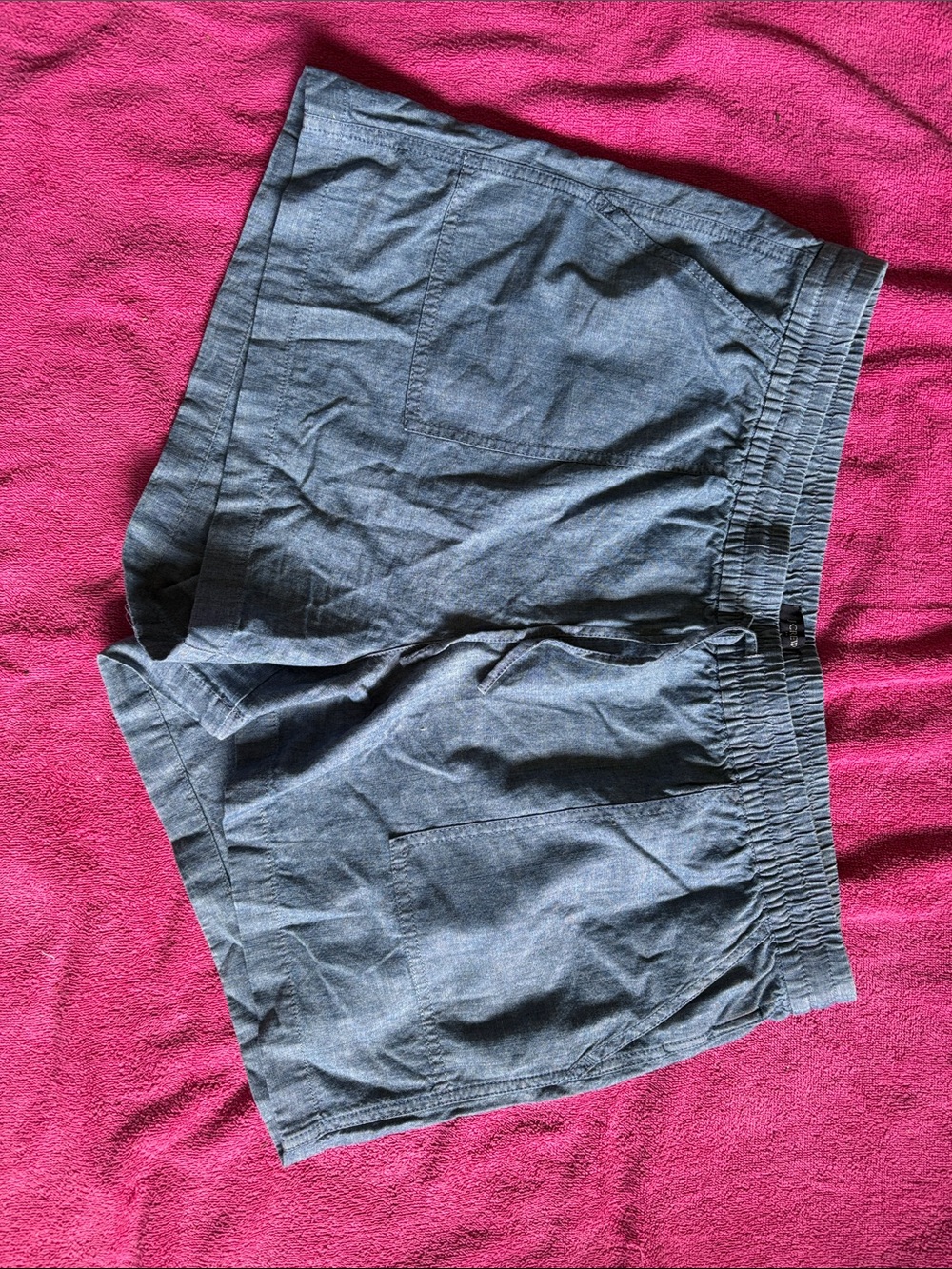 J. Crew Chambray Drawstring Waist Shorts